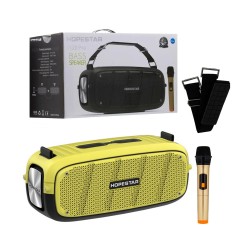 HOPESTAR PORTABLE BLUETOOTH SPEAKER A20 PRO TWS/HANDS-FREE/U DISK/TF/AUX WITH MICROPHONE SUPPORT POWER BANK 35W YELLOW HOPESTAR PORTABLE BLUETOOTH SPEAKER A20 PRO TWS/HANDS-FREE/U DISK/TF/AUX WITH MICROPHONE SUPPORT POWER BANK 35W YELLOW